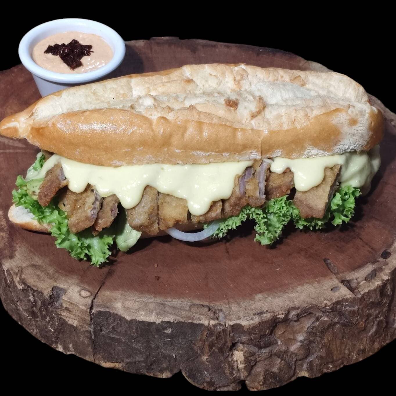 Torta de Milanesa de Res C/queso
