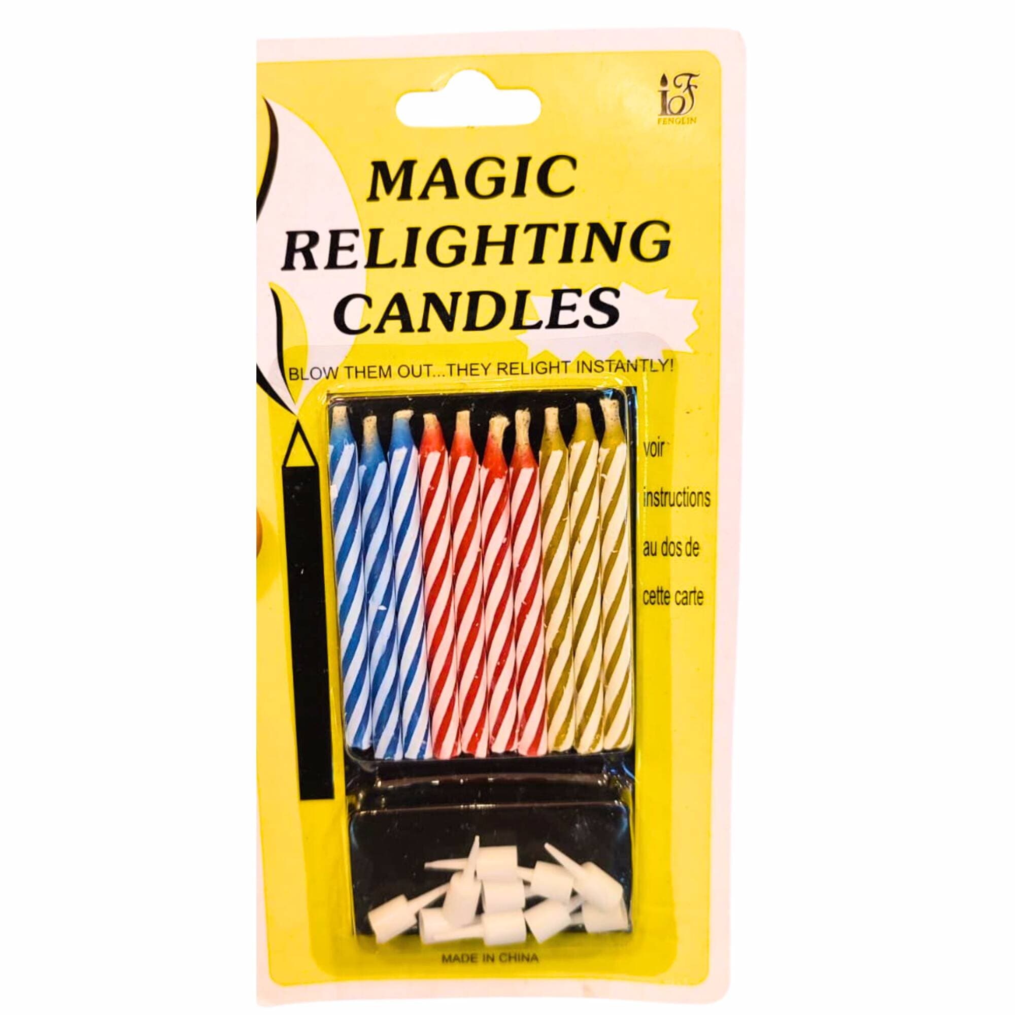Velas Mágicas Chicas x 10 uds