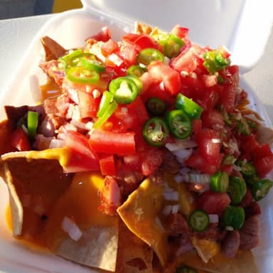 Nachos con Bistec Grandes