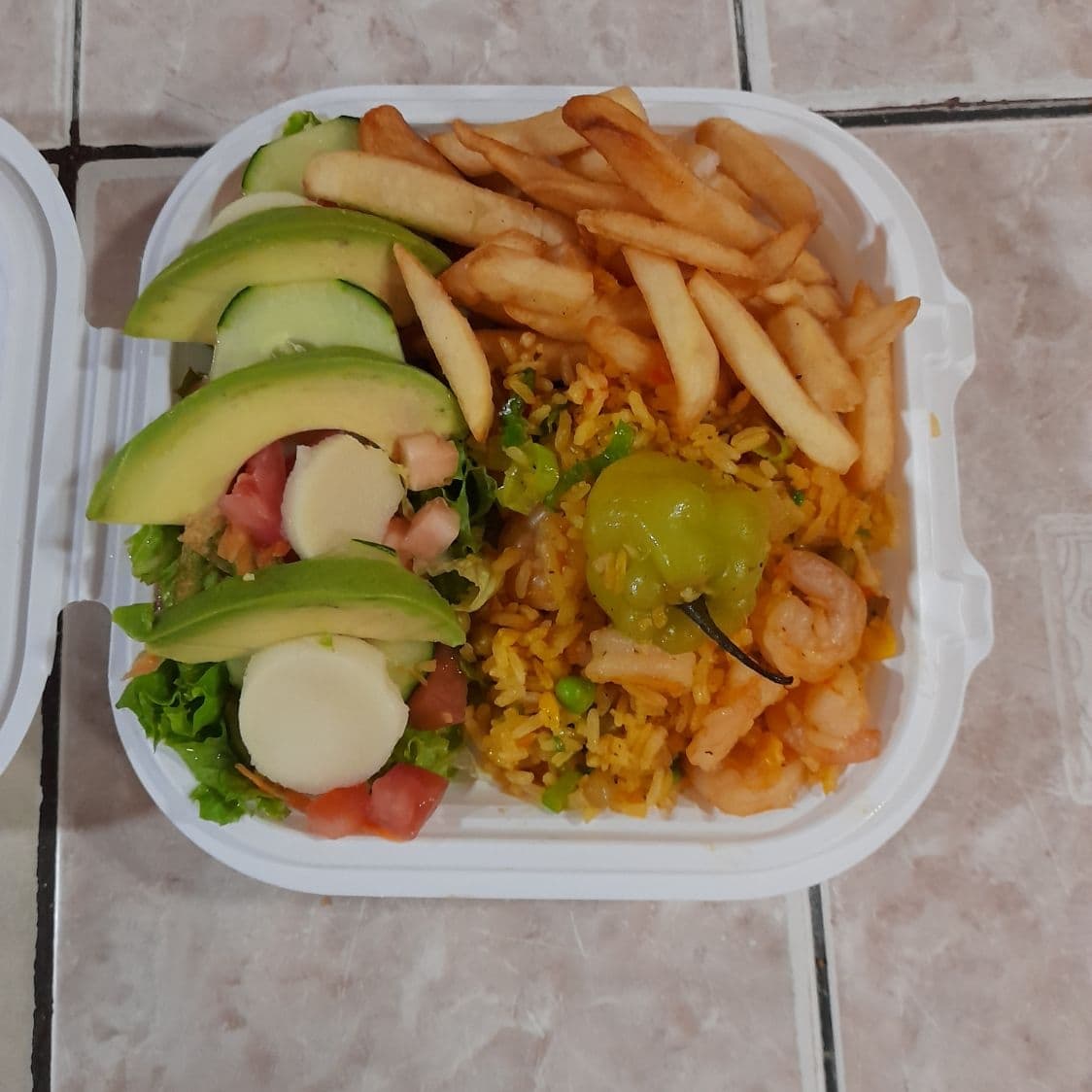 Arroz con Camarones