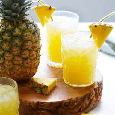 Agua de piña natural 1 litro