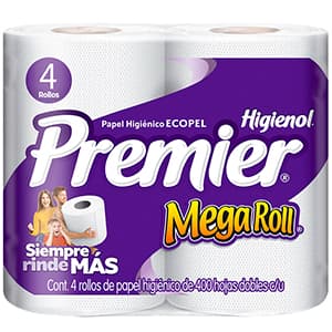 PAPEL HIG PREMIER 400HD 4 PZA