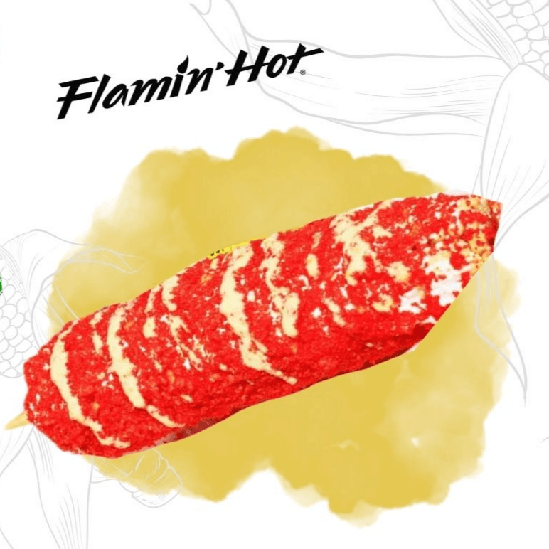 Elote Entero Empanizado Flamin Hot