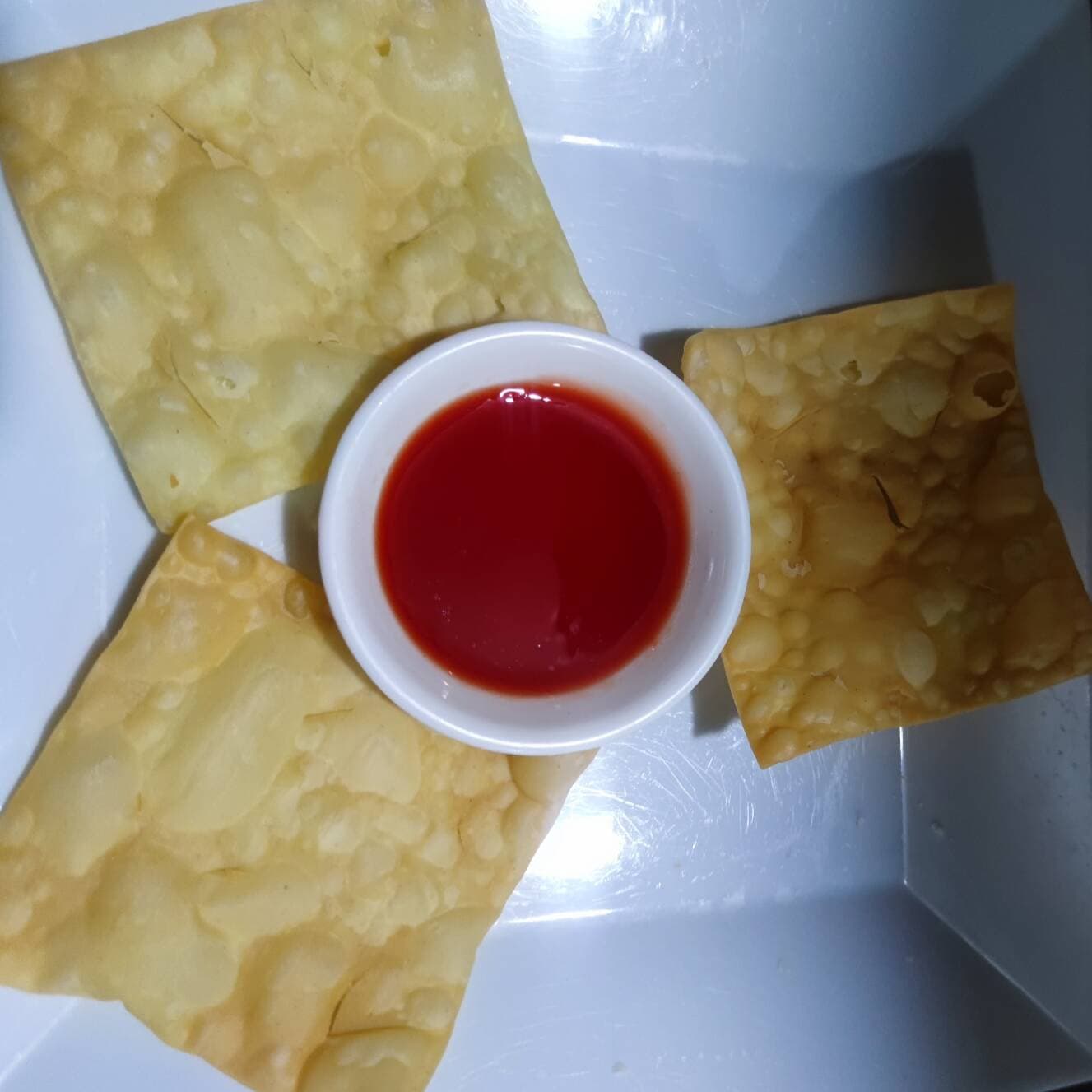 1/4 Docena de Wantanes Fritos 3uds