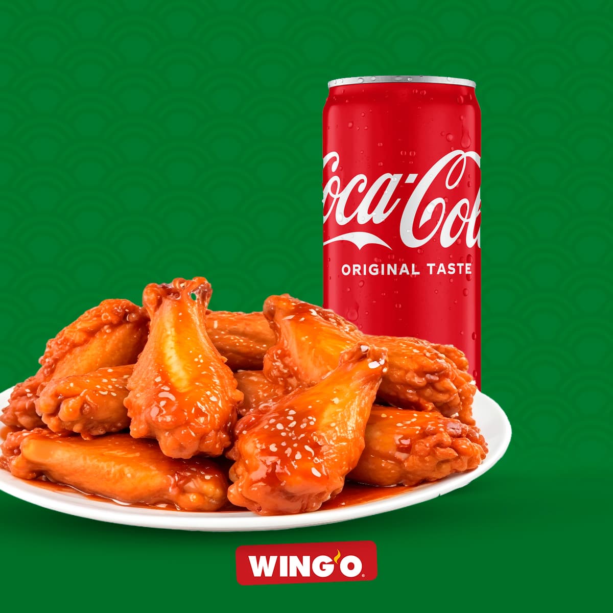 10 alitas + Coca cola