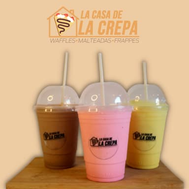 Malteada fresas con crema