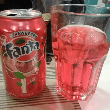 Fanta de Fresa en Lata