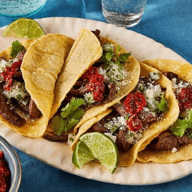 Taco de carne asada