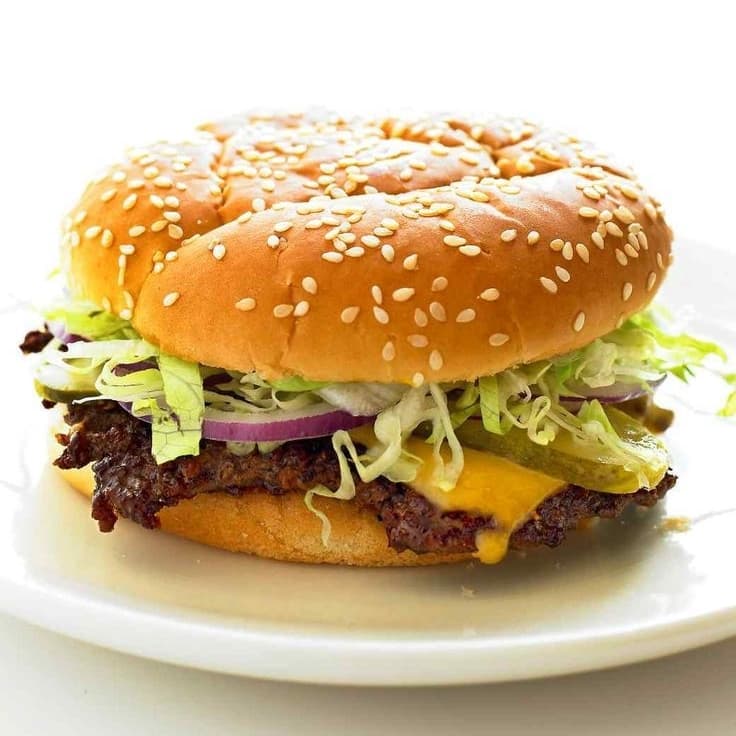 HAMBURGUESA SENCILLA + PAPAS