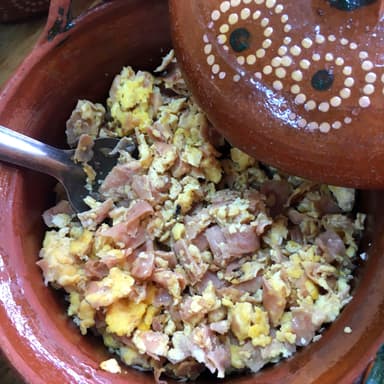Quesadilla de Huevo con Jamon