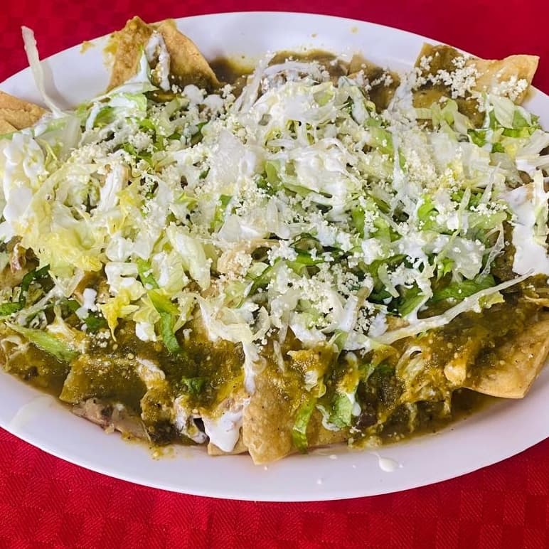 Chilaquiles Con Milanesa