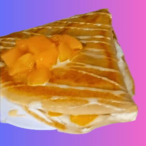 Crepa de Philadelphia con Durazno
