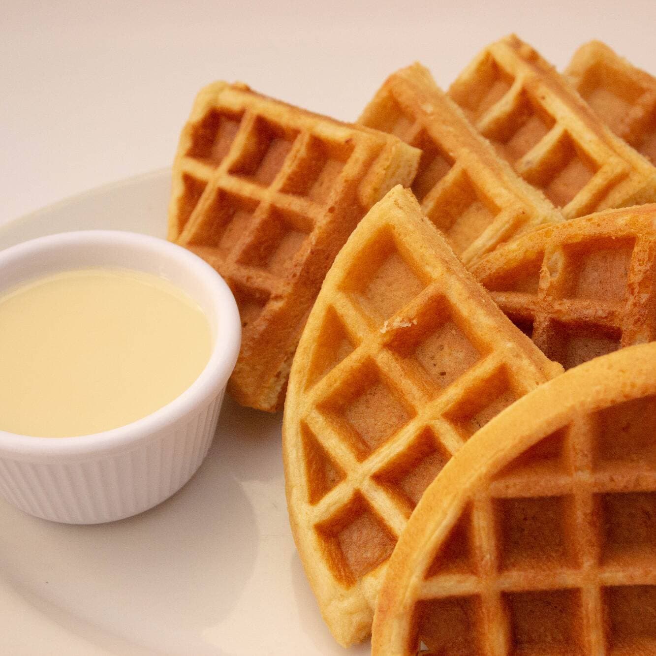 Waffle con Lechera