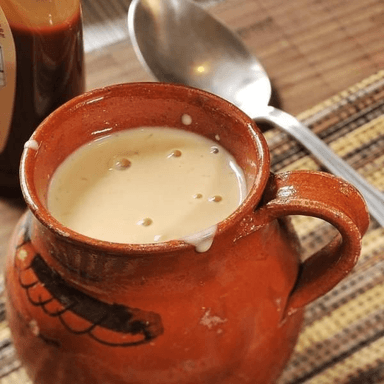 Litro de atole del dia.