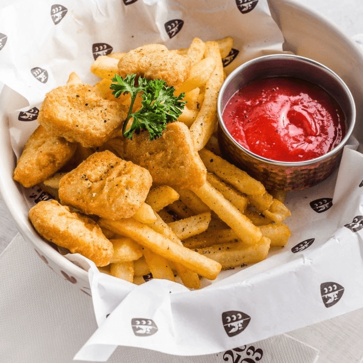 Nuggets con Papas