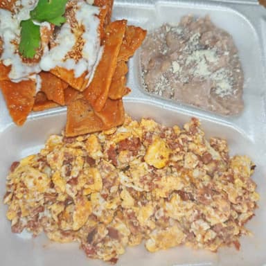 Huevos con Tocino
