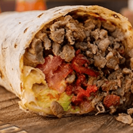 Burrito de Bistec con Longaniza