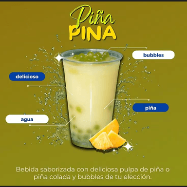 Smoothie piña piña