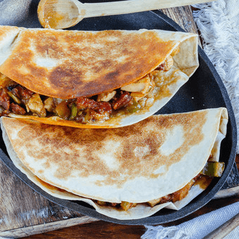 Quesadilla con machaca