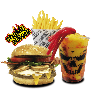 COMBOchaMuburger+Papas+chaMuko