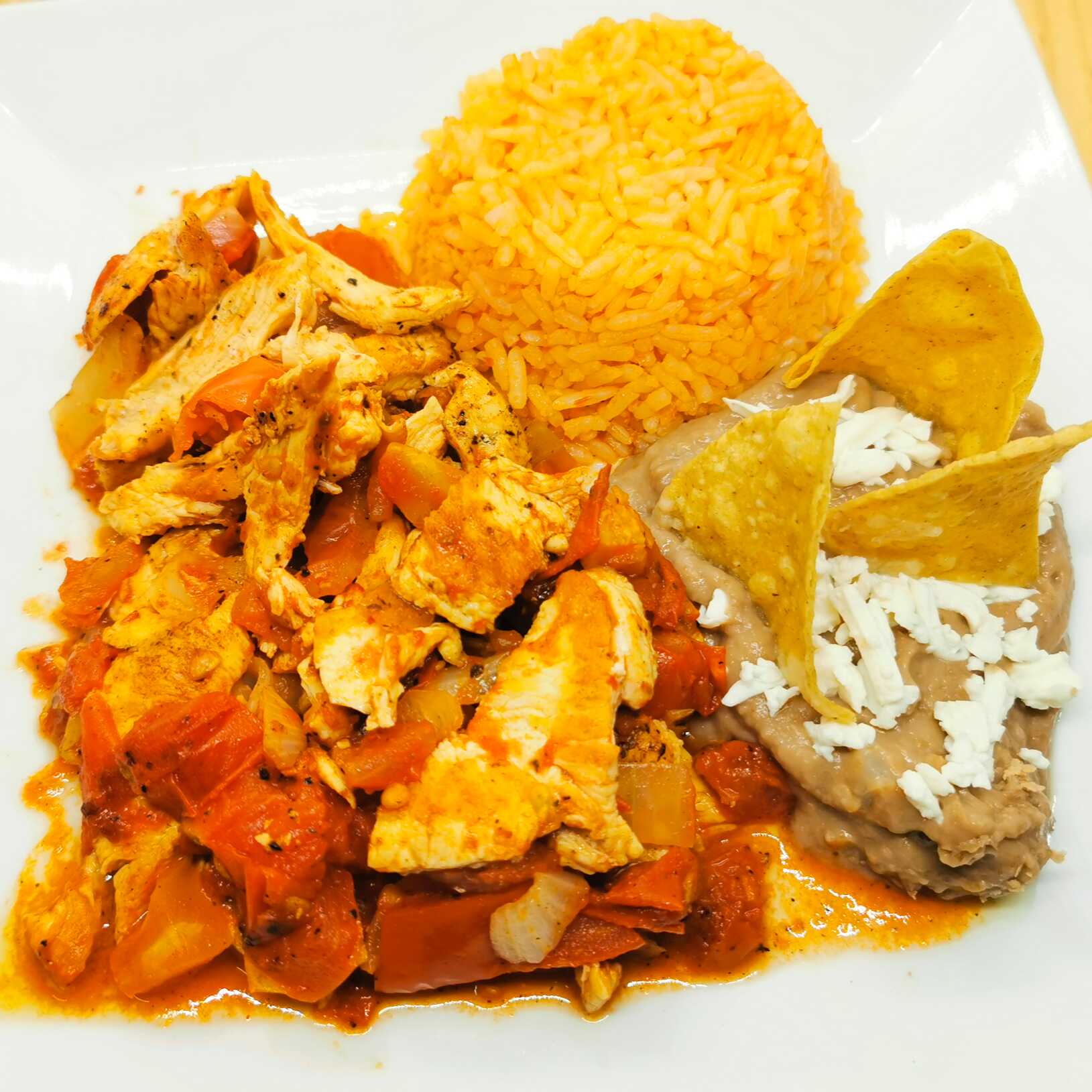 Fajitas de Pollo