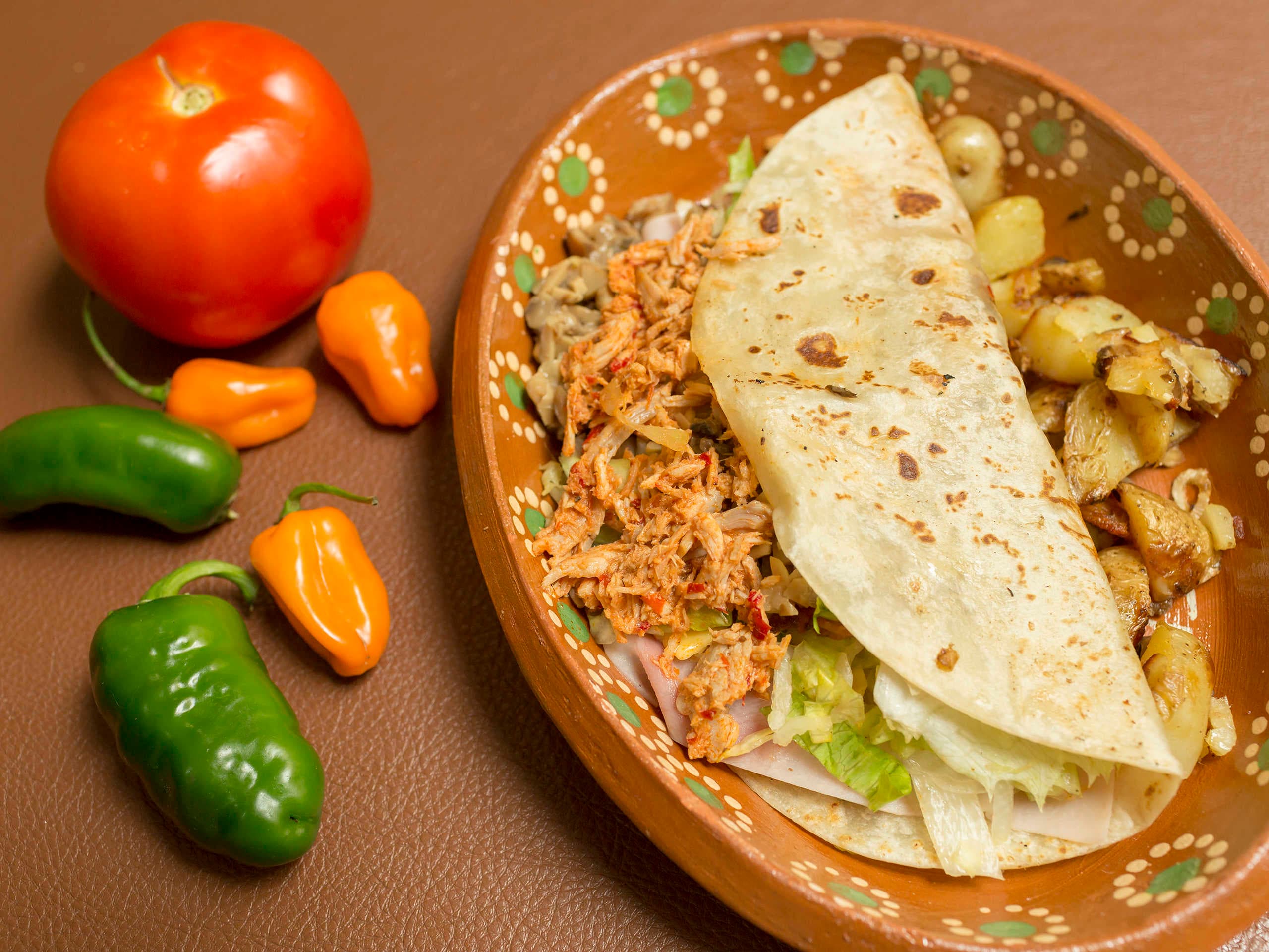 Quesadilla con Pierna