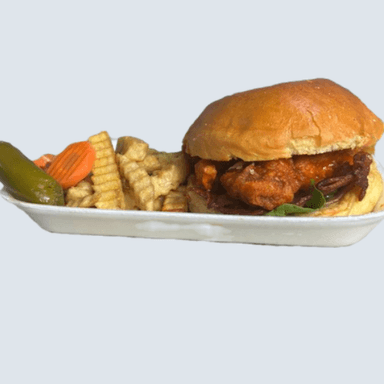Hamburguesa de Boneless con Papas