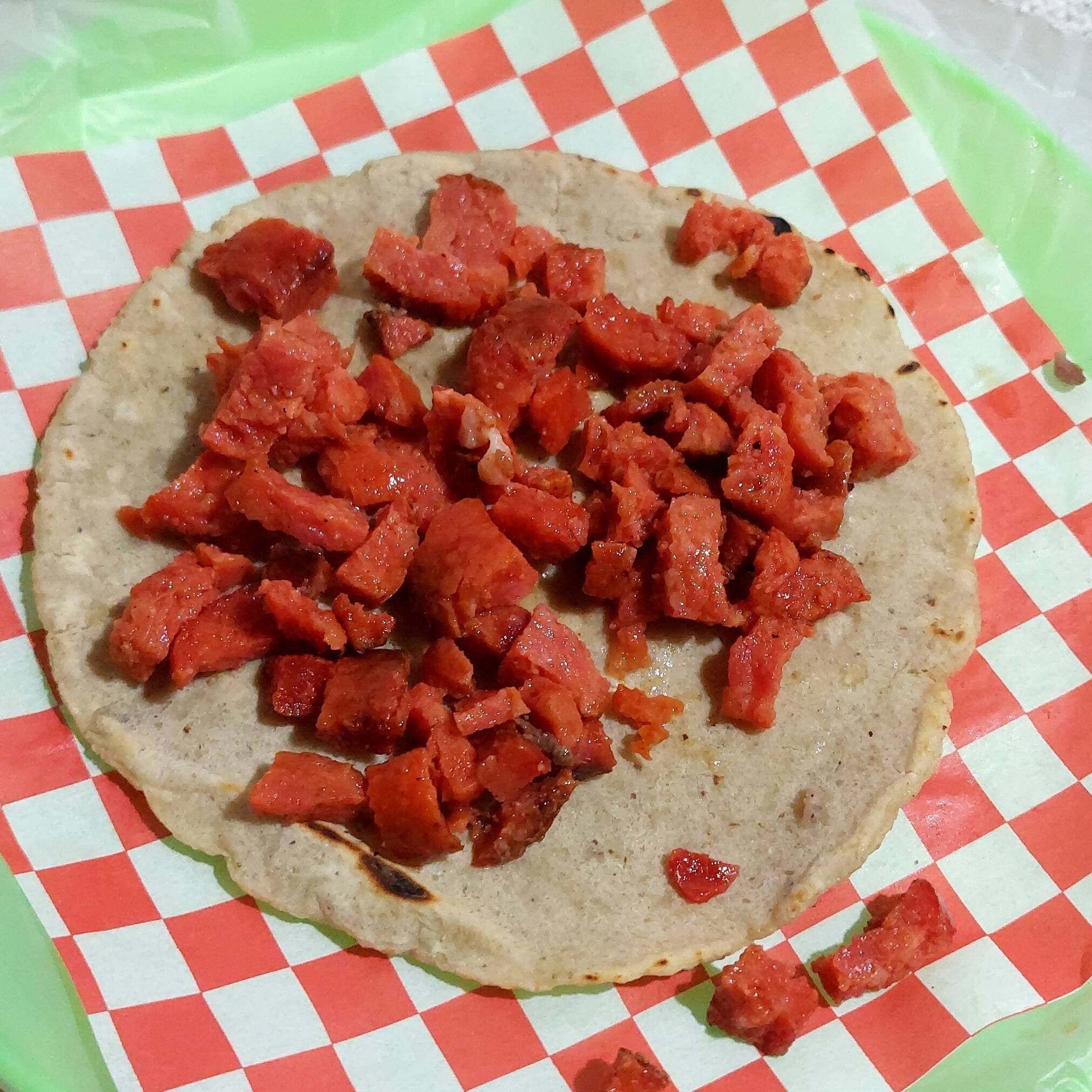 Taco de Chorizo Corona