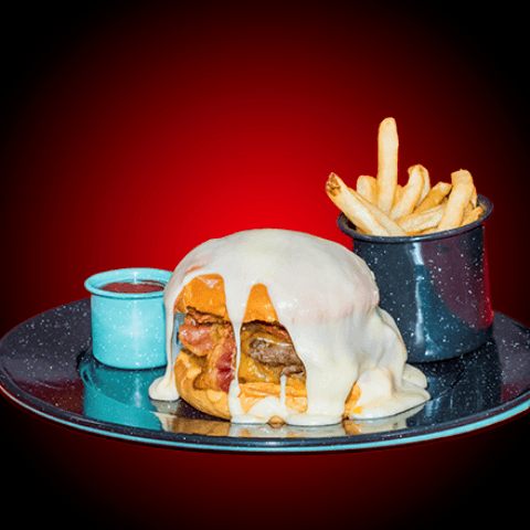 Hamburguesa Daddy Shark + Refresco de 600ml