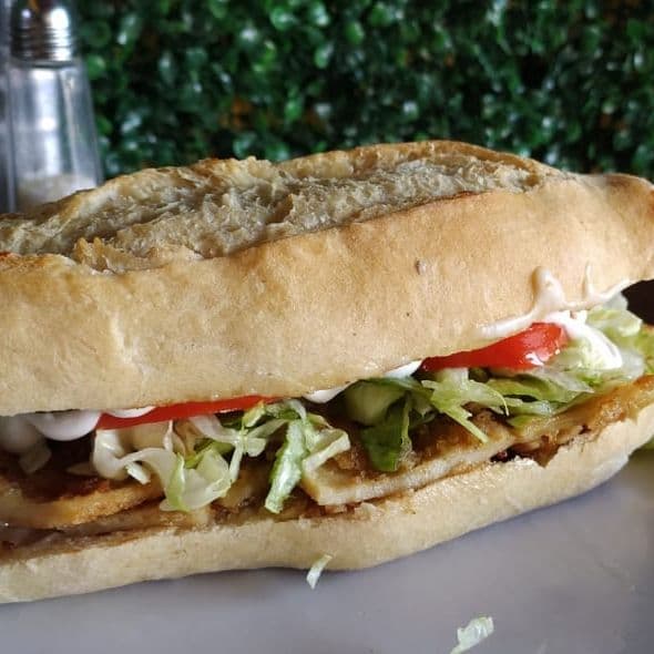 Lonche de Milanesa de Pollo