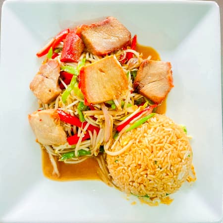 Menú Chancho con Frijolito