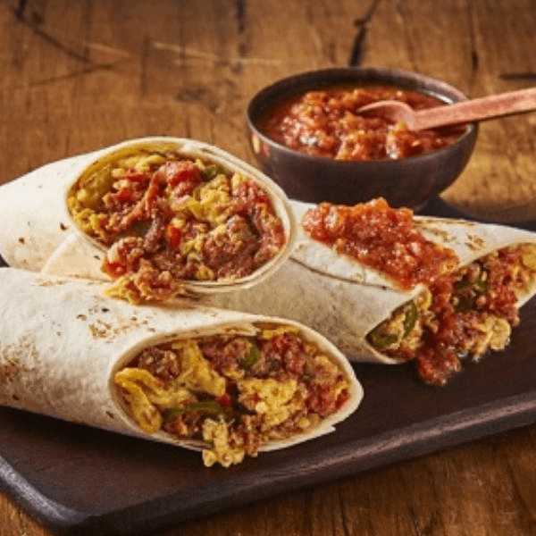 Combo de Mega Burrito de Machaca y bebida