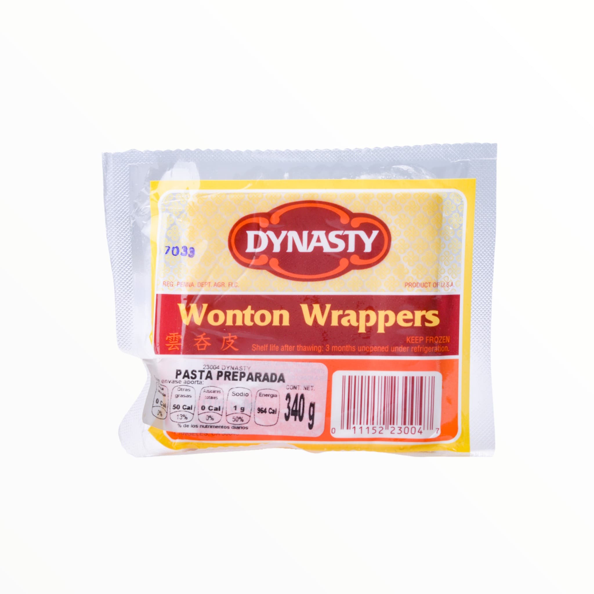 Wonton Skins Dynasty 340 g - CO-TYE753-0213
