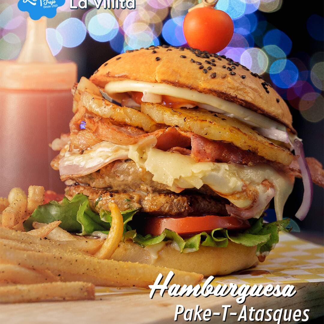 Hamburguesa Pake-T-Atasques