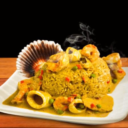 Duo Arroz con Mariscos+Ceviche +Chicha