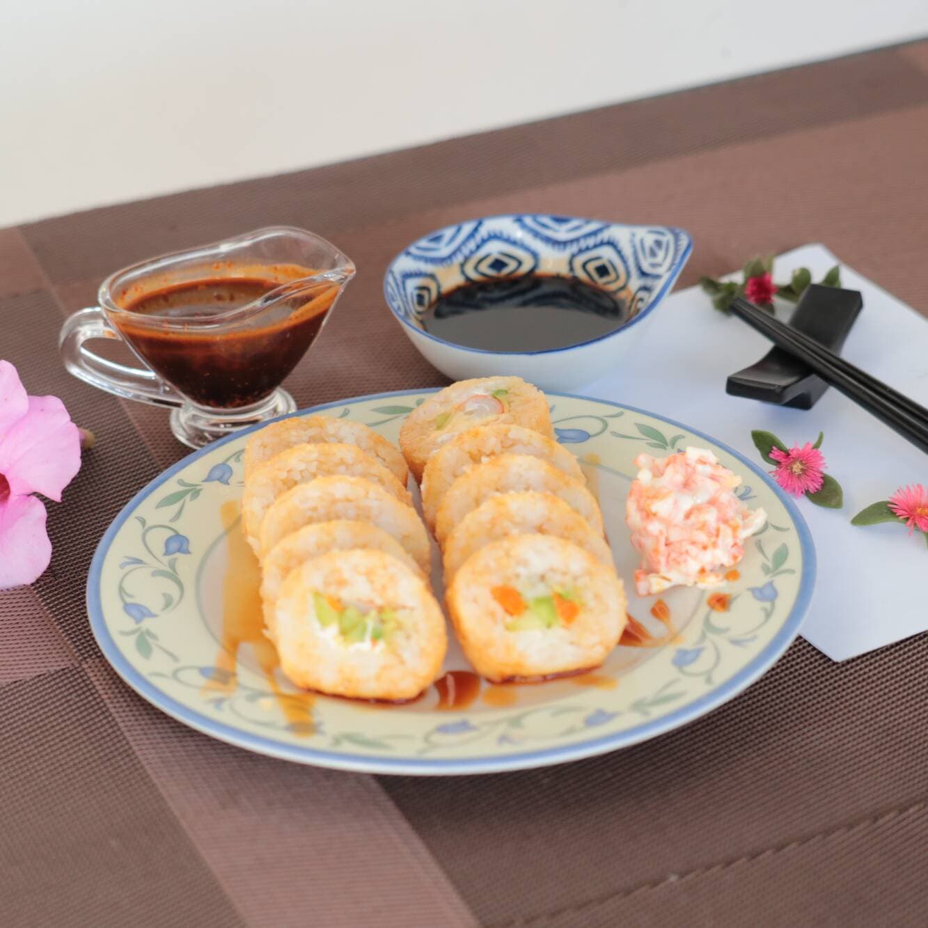 Sushi Frito Vegetariano