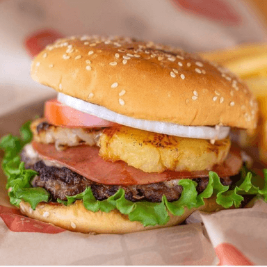 Hamburguesa Hawaiana de pollo