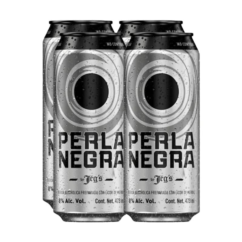 Perla Negra Lata 4 Pack 473 ml