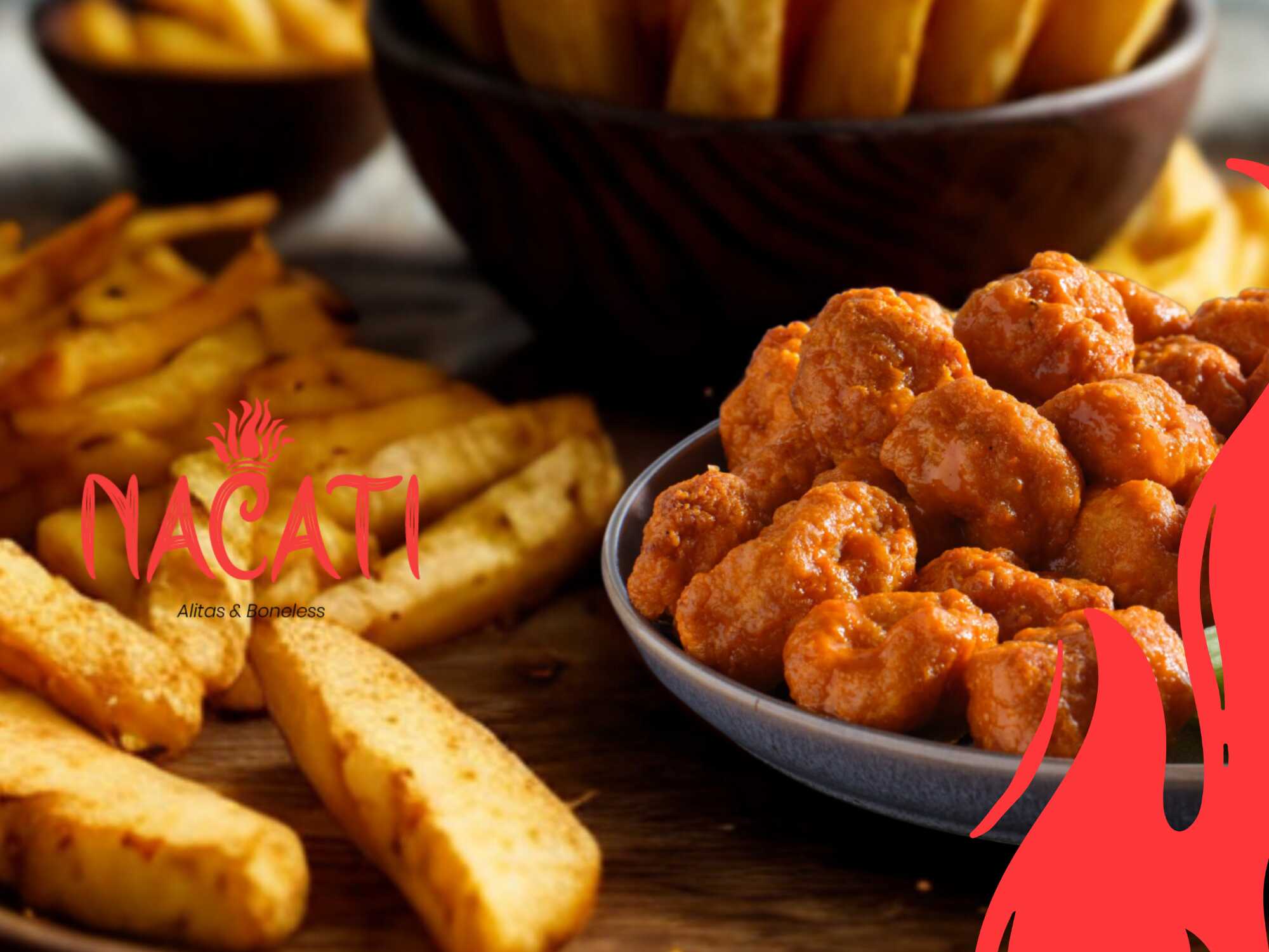 Nacati, Boneless y Alitas