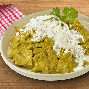 Chilaquiles Verdes en Cajita