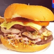 Combo Hamburguesa Monster + Papas + Bebida