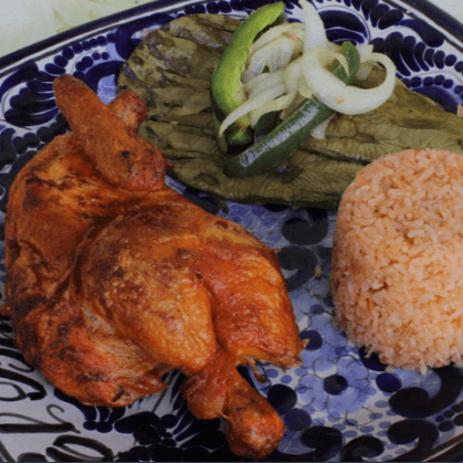 Medio Pollo en Salsa Chiltepin