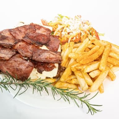 Churrasco Queso Tocineta
