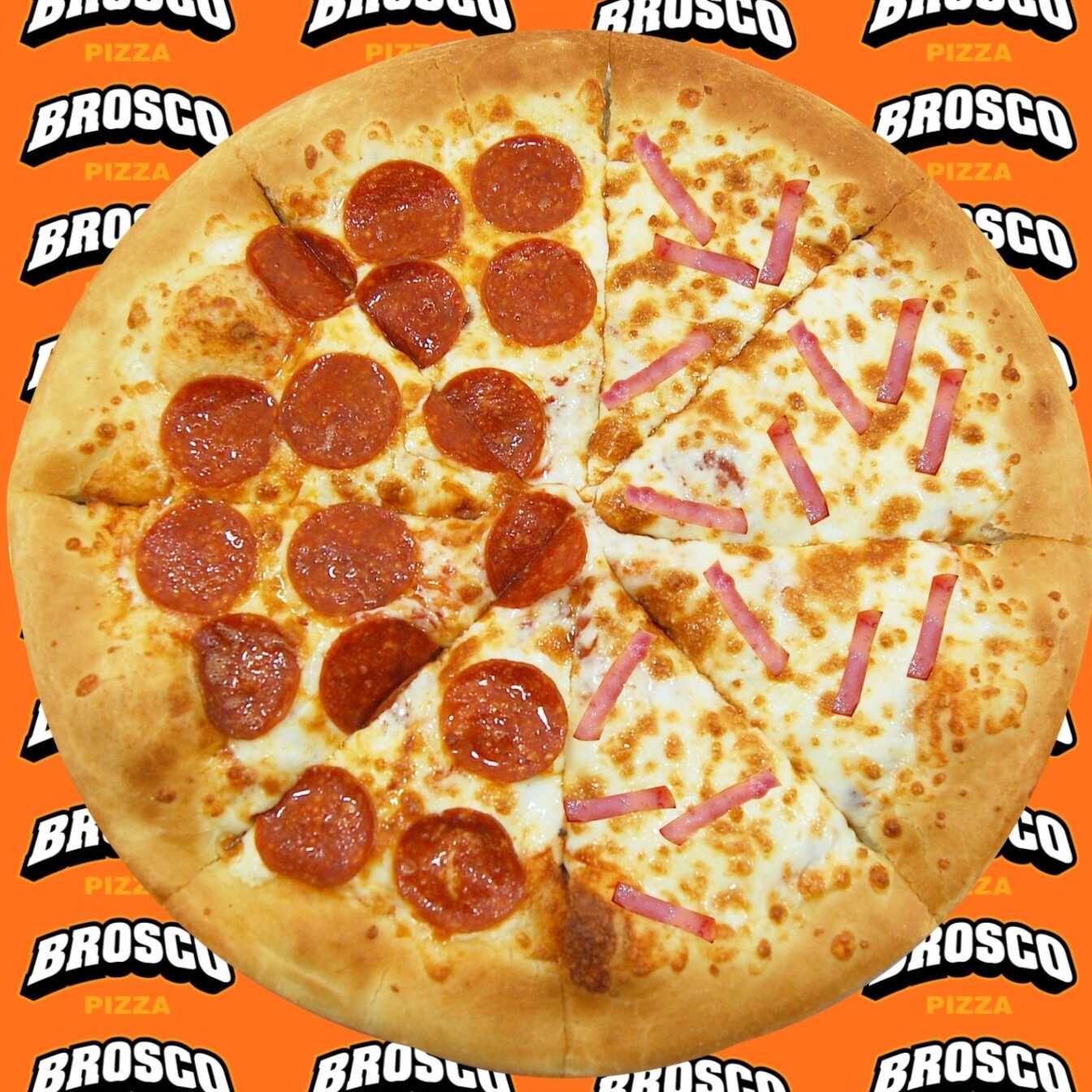 Mitad Pepperoni y Jamón