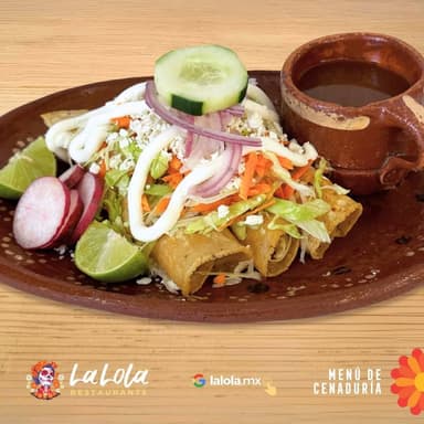 1 Enchilada de Pollo