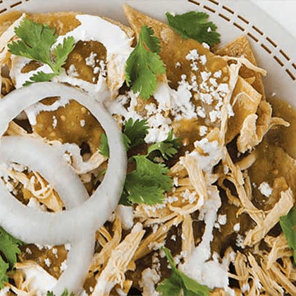 Chilaquiles Verdes con Pollo