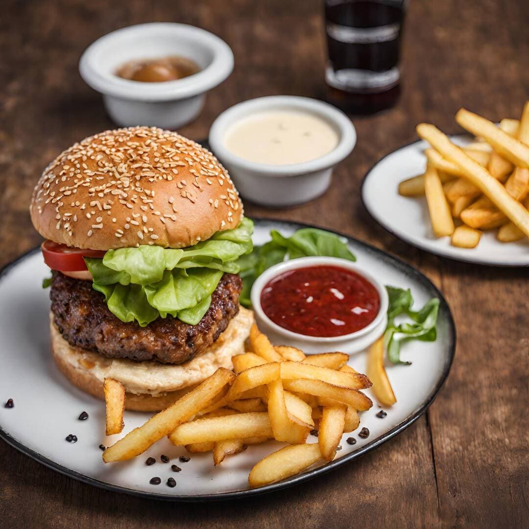 Hamburguesa Casera