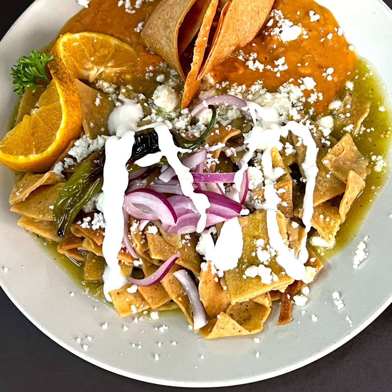 Chilaquiles Verdes Sencillos