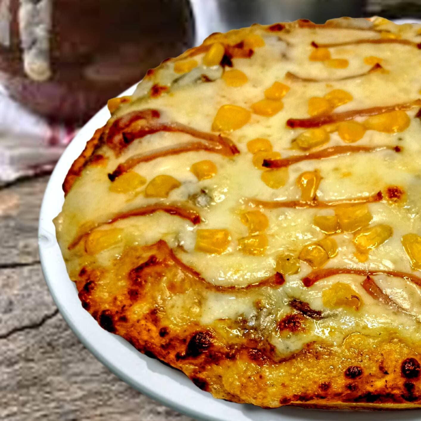 Pizza Maíz Tocineta