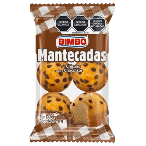 Mantecadas Bimbo chispas chococolate 190g